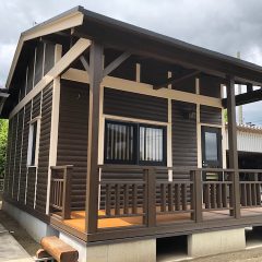 ハウス7.5坪＋デッキ2.5坪（屋根付き） S-1693